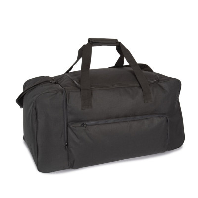 Large sports bag with side compartment